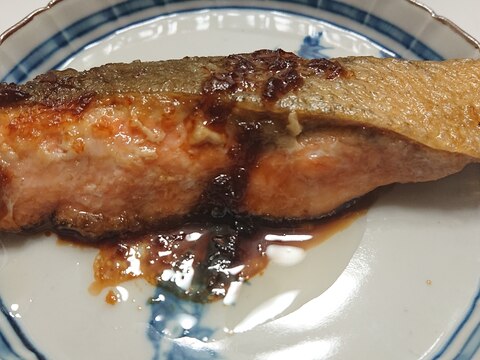 秋鮭の山わさび照り焼き